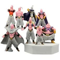 Kit com 08 Bonecos de Majin Boo Buu Action Figure Dragon Ball Z