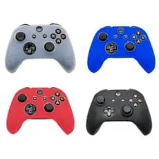 Capa + Grips de Silicone Para Controle Manet Joystick Xbox One Protetora Antiderrapante Relevo Texturizada