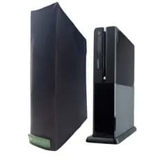 Capa de Proteção P/ Console Xbox One Fat na Vertical Preta Anti Poeira Case Skin Impermeável