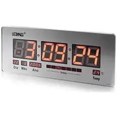 Relógio Digital de Parede LE-2117 LeLong