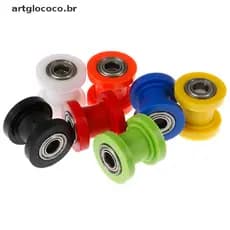 Artglococo 10mm Corrente De Roletes Deslizantes Tensionador Ajustador De Polia Guia De Roda Pit Dirt Bike .