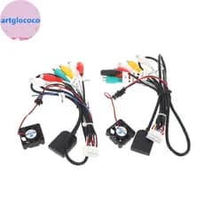 Artglococo Universal Ventilador De Refrigeração Rádio Do Carro Para Android Player Sistema Host Elétrico Radiador Qui Re