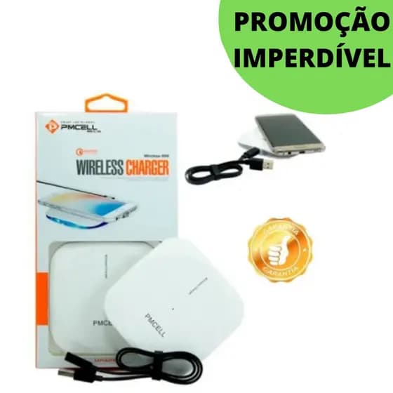 [ENVIO IMEDIATO] Carregador Sem Fio Wireless Pmcell WR-11 iPhone IOS Samsung Galaxy Por Indução Portátil Charger