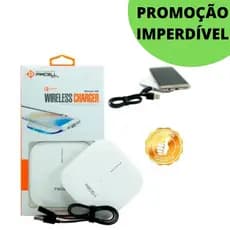 [ENVIO IMEDIATO] Carregador Sem Fio Wireless Pmcell WR-11 iPhone IOS Samsung Galaxy Por Indução Portátil Charger