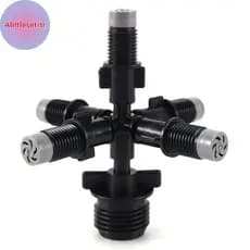 Tlesettrtr Garden Sprinkler Irrigação Névoa Bocal De 5 Cabeças 1/2 " Adaptador De Montagem BR