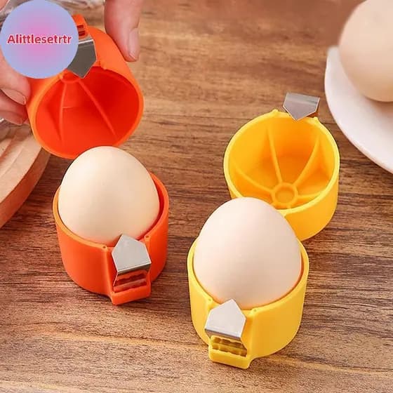 Tlesettrtr Separador De Casca De Ovo Portátil Abridor Doméstico Ferramenta De Corte Craing Para Casa Cozinha Cozimento B