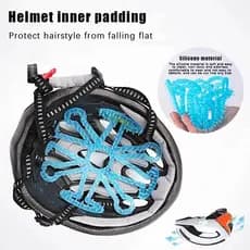 flym Capacete Flexível Anti-Deformação Almofada De Silicone Interna Ventilar Forro Estofamento Motocicleta Bicicleta Ace