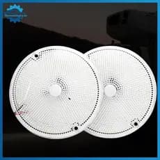 flym Alto Brilho 60 LED Redondo Tru Interior Luz Interruptor Transparente RV Campista 9-85V Lâmpada Tronco Do Carro fl