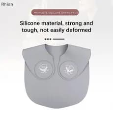 [Rhian] Silicone Cabelo Colar De Corte Xales De Tingimento Capa De Cabeleireiro Ne Wrap Guard De Lenço Com Almofada De O