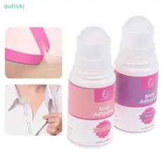 Rolo De Cola Antiderrapante De 50ml , Adesivo De Pele Para Roupas , Vestido , Corporal , Sutiã Anti-Exposição , Fixo