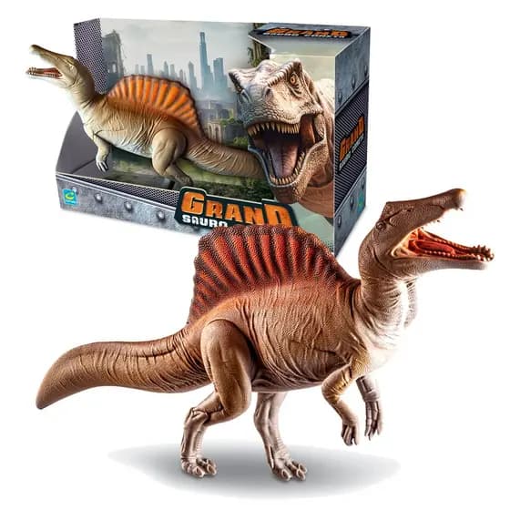 Boneco Espinossauro Brinquedo Realista Cometa Sauro 43 Cm Dinossauro Infantil Colecionável