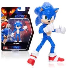 Boneco Sonic The Hedgehog Colecionável Sonic 3 O Filme Original Infantil - Sunny Brinquedos
