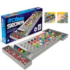 Jogo De Tabuleiro Código Secreto Estratégia Com 168 Peças Para Adivinhar - Paki Toys