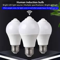 Lâmpada Noturna Com Sensor De Movimento JI E27 PIR 5W 9W 15W LED nitu