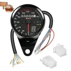 Jiarenitu Digital LED Indicador Velocímetro E Odômetro Para Modelos Universais De Motocicleta Medição De Precisão B