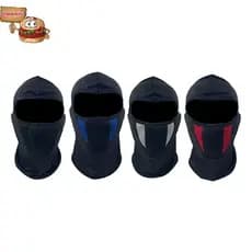 Jiarenitu Respirável Motocicleta Máscara Facial Completa Moto Ciclismo Motocross Capacete Capuz Equitação Ne B