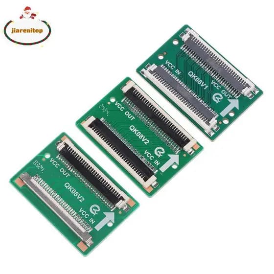 jiarenitop Placa Adaptadora De Sinal De Tela LCD De Substituição QK0801A 0802A 0802B Cabo Conector Adaptador Acessórios