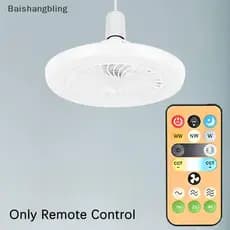 Bsbl Switchs Sem Fio 3 Velocidades 1-4h Timing Controle Remoto Substituição Para Luz De Ventilador De Teto E27 BL