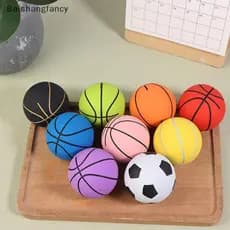 BSFY 6CM De Alta Elasticidade Mini Borracha Basquete Dpressão Oco Bola Elástica Brinquedo Das Crianças Esportes Ao Ar Li