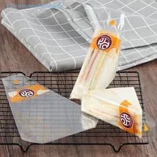 EJBR 100 Unidades De Sacos De Sanduíche Transparentes Triangulares Grossos Para Assar , Bolos E Embalagens De Pão Quente