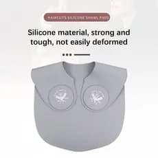 LanGood Silicone Corte De Cabelo Colar Tingimento Xales Cabeleireiro Capa Ne Envoltório Guarda Almofada De Ombro Cacheco