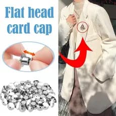 10Pcs Fecho De Travamento De Metal Agulha Pinos Segurança Adequados Para Broches , Lapelas , Crachás Mini Fita Dourada Multifuncional Fechamento De Jóias De Bricolagem Acessórios