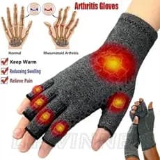 Sfsese-Luva Touch Screen-Suporte De Pulso-Alívio Da Dor Nas Articulações-Confortável , Respirável-Luvas De Compressão Sem Dedos-Anti-Artrose-Para Mulheres Homens