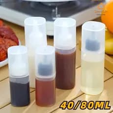 40/80ML Mini Frasco Para Salada De Tomate Tempero/Compota De Mel Portátil Com Cap/Pequeno Almoço Molho Bento Squeeze