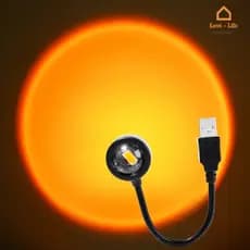 Luminária De Projeção/Claro De Contorno Do Sol Romântica Com Cabo Longo Flexível Tipo Plugue USB Em Formato De Laço/Decoração De Festa
