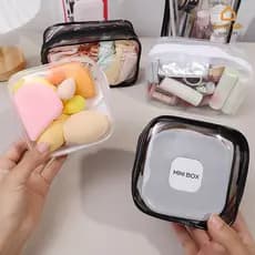 Bolsa Organizadora Multiuso Em PVC Transparente À Prova D'água Para Sanitários-Conveniente De Dados De Grande Capacidade Fones De Ouvido