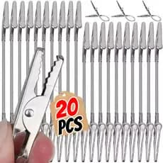 Grampos De Jacaré Flexíveis De Ponta Dupla De 18/28 Cm-Ganchos Multiuso Para Pendurar Fotos DIY Memo Picture Price Tag C