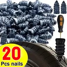 10/20 Unidades De Pregos Para Reparo De Pneus A Vácuo-Plugues De Parafuso Autovedantes Carro/Motocicleta/Caminhão-Acessó