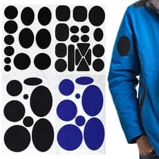1Sheet Adesivos Autoadesivos Pretos Para Jaquetas Calças Reparação Patch/Multi-purpose Sem Traço Sacos De Roupas De Capa De Chuva