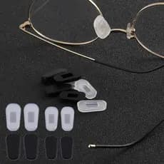 Capa Macia Antideslizante Para O Nariz Silicone 1Pair Air Cushion Eyeglass Nose Pads Substituição De Óculos Almofadas Transparentes Ponte Do