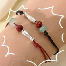 Nova Pulseira De Amizade Estilo Chinês-Corda De Mão Trançada De Peixe Da Sorte-Cordão Ajustável-Acessórios De Joias-Pres