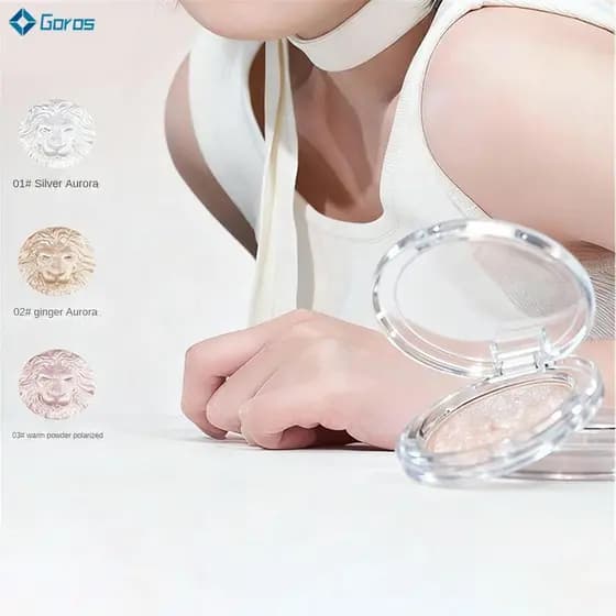 Mechas Naturais, Ajuste Uniforme Exquisito, Mechas Peroladas, Fácil de Aplicar, Iluminador com Brilho Fino,