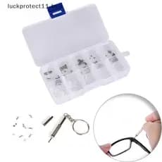 LTBR Conjunto De Reparo Óptico De Porcas De Parafusos Sunglass Tool Kit Para Óculos ~