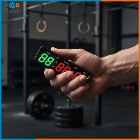 LTBR Digital Fitness Timer 6 Dígitos LED Recarregável Clo HIIT Mode Cronômetro De Contagem Regressiva Para Atividades De