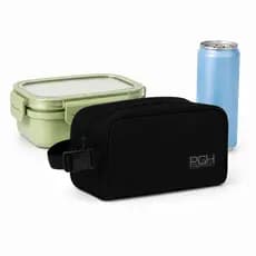 Lancheira Bolsa Térmica Pequena Snacker Preta PGH