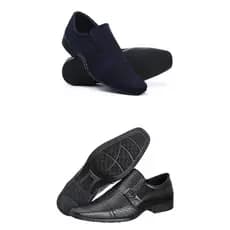 Kit Social Masculino Camurça + Social Masculino Fosco Dia a Dia Conforto