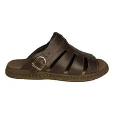 Sandália Masculina Franciscana Couro Legítimo Conforto