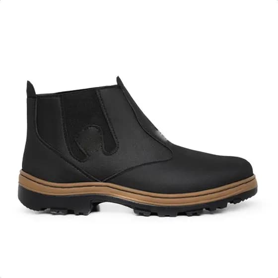 Bota Botina Masculina Casual Basica Confortavel Barato Dia a Dia