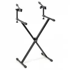 Suporte P/ 2 Teclados Pianos Dobravel 105 cm - Ibox - PM2