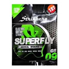 Jogo De Cordas Guitarra Strinberg Gs09 Encordoamento Leva
