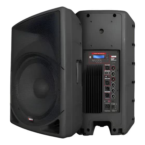 Caixa Acustica Ativa Novik Evo 360x 15 Polegadas 250w Rms Bt Preto