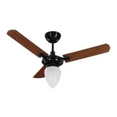 Ventilador De Teto Tron Pera New 3 Pás Preto Verniz 220v