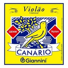 Encordoamento Violão Nylon Giannini Canário Genw 6 Cordas