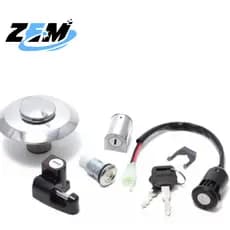Kit Chave Ignição Fan Cg Titan 125 2000 Á 2001- 5 Peças