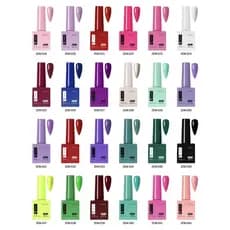 Kit 42 Esmalte Gel Led Uv Zem Nail Gel Soak Off Color Coat 10ml Uv/Led