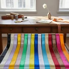Fita Cetim Larga Rolo 38mm com 50mts Diversas Cores Para Laço Artesanato